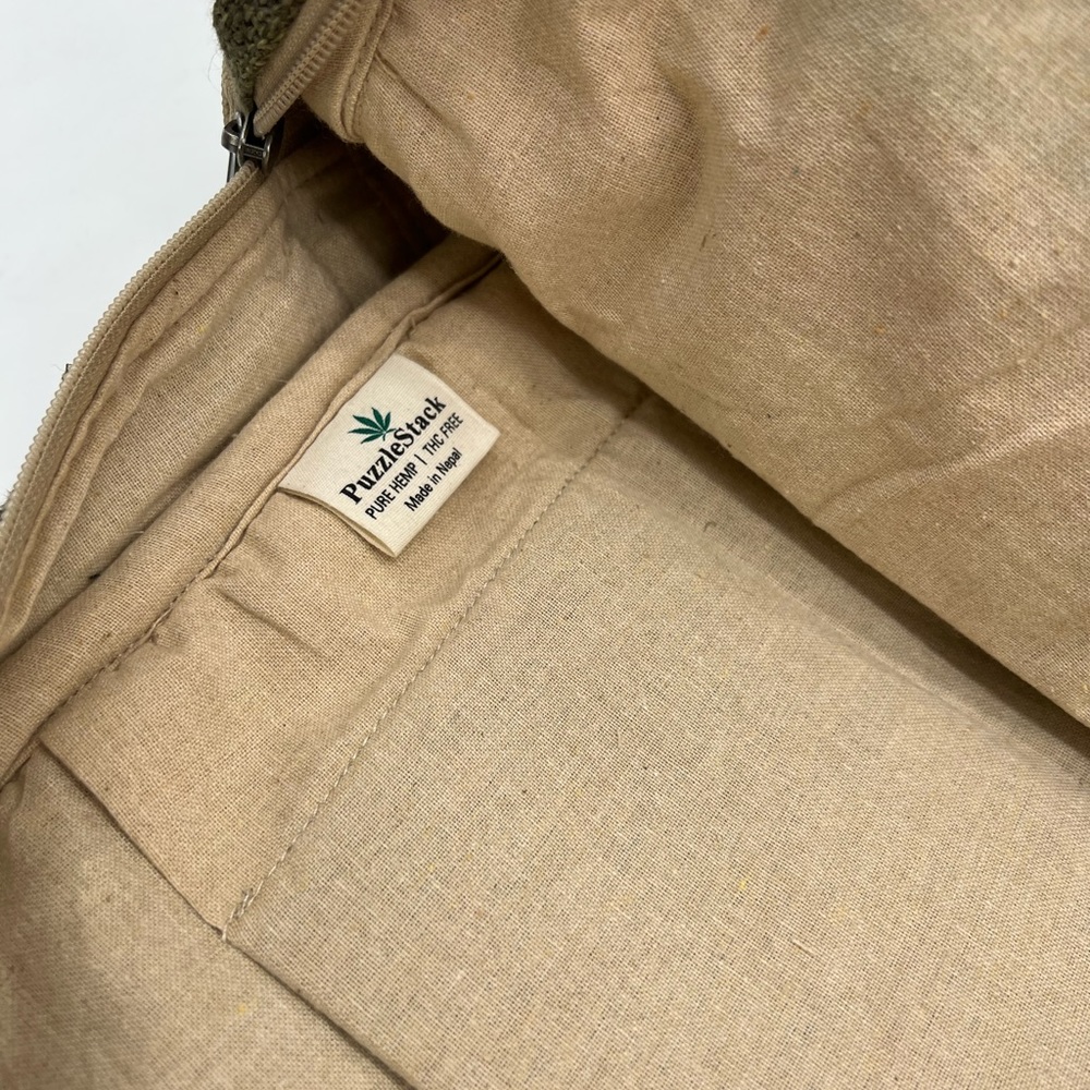 Multi Pocket Hemp Backpack - Picture 10 of 16